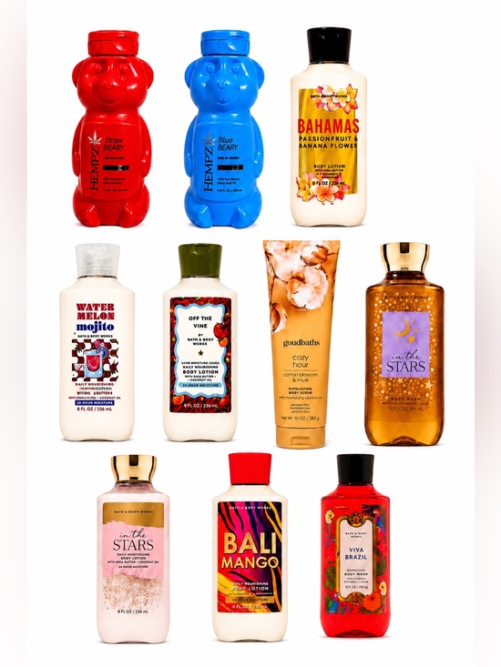 Multiple Other - Bath & Body Lotion, Body Wash & Body Scrub • You Choose
